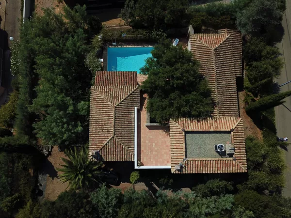 Villa Pastis top down view