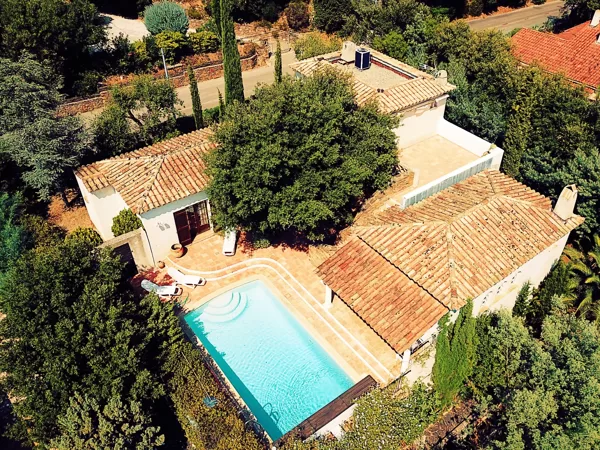 Villa Pastis aeriel view